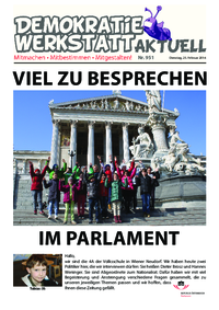 Werkstatt mit ParlamentarierInnen () Werkstatt mit ParlamentarierInnen ()