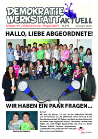 Werkstatt mit ParlamentarierInnen () Werkstatt mit ParlamentarierInnen ()