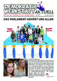 Werkstatt mit ParlamentarierInnen () Werkstatt mit ParlamentarierInnen ()