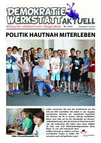 Werkstatt mit ParlamentarierInnen () Werkstatt mit ParlamentarierInnen ()