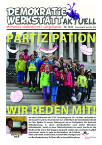 Partizipationswerkstatt (Zeitung) Partizipationswerkstatt (Zeitung)