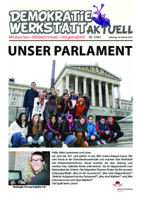 Werkstatt mit ParlamentarierInnen () Werkstatt mit ParlamentarierInnen ()