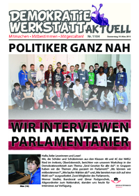 Werkstatt mit ParlamentarierInnen () Werkstatt mit ParlamentarierInnen ()
