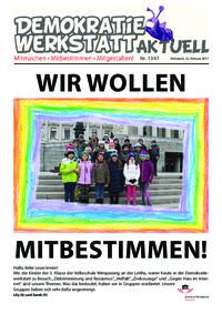 Partizipationswerkstatt (Zeitung) Partizipationswerkstatt (Zeitung)