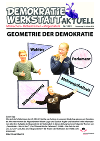 Werkstatt mit ParlamentarierInnen (Zeitung) Werkstatt mit ParlamentarierInnen (Zeitung)