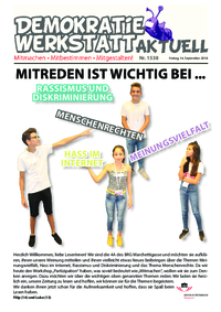 Werkstatt Partizipation (Zeitung) Werkstatt Partizipation (Zeitung)