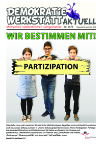Werkstatt Partizipation (Zeitung) Werkstatt Partizipation (Zeitung)