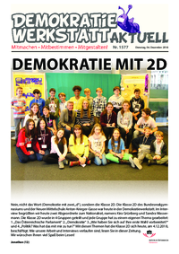 Werkstatt PolitikerInnen (Zeitung) Werkstatt PolitikerInnen (Zeitung)