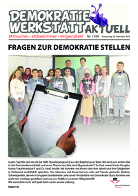 Werkstatt PolitikerInnen (Zeitung) Werkstatt PolitikerInnen (Zeitung)