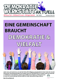 Werkstatt Partizipation (Zeitung) Werkstatt Partizipation (Zeitung)