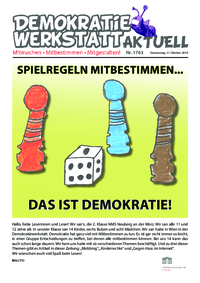 Werkstatt Partizipation (Zeitung) Werkstatt Partizipation (Zeitung)