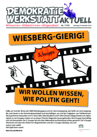 Werkstatt PolitikerInnen (Zeitung) Werkstatt PolitikerInnen (Zeitung)