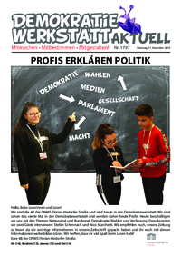 Werkstatt PolitikerInnen (Zeitung) Werkstatt PolitikerInnen (Zeitung)