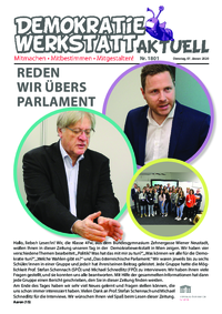 Werkstatt PolitikerInnen (Zeitung) Werkstatt PolitikerInnen (Zeitung)
