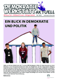 Werkstatt PolitikerInnen (Zeitung) Werkstatt PolitikerInnen (Zeitung)