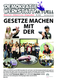 Werkstatt PolitikerInnen (Zeitung) Werkstatt PolitikerInnen (Zeitung)