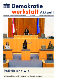 Werkstatt Politikerinnen und Politiker (Zeitung)