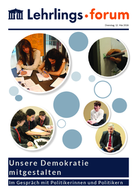 Lehrlingsforum Politikerinnen und Politiker (Zeitung)