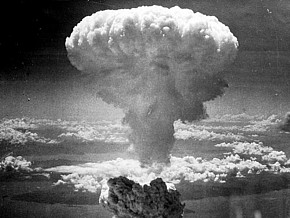 Atompilz nach dem Atombombenabwurf auf Nagasaki