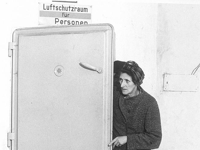 Zuflucht im Luftschutzkeller
