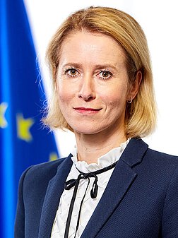 Portrait von Kaja Kallas, Hohe Vertreterin der Union für Außen- und Sicherheitspolitik