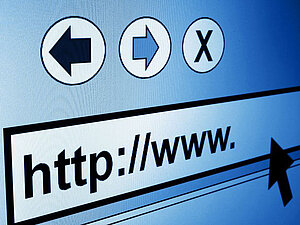 Adresszeile eines Internet-Browsers