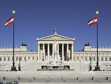 Parlamentsgebäude Außenansicht