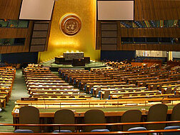 Der Sitz der Vereinten Nationen in New York