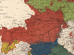 Ethnografische Karte der oesterreichisch-ungarischen Monarchie 1868