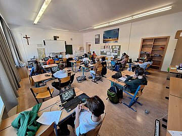 Schüler:innen der Johann Nestroy Mittelschule, Bad Ischl