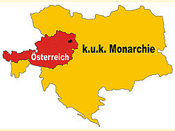 Die K.u.k. Monarchie und die Republik Österreich - Ein Größenvergleich © Franz Stürmer
