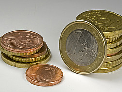Unterschiedliche Euromünzen