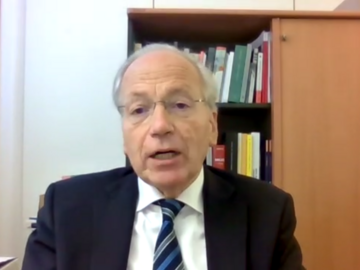 Profilbild NR-Abg. Rudolf Taschner (ÖVP) beim Video-Chat