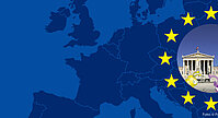 Die Landkarte Europas und das österreichische Parlament 