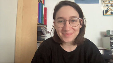 Julia Herr (SPÖ) im Video-Chat