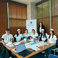 Cross Country Workshop with a class from Kosovo