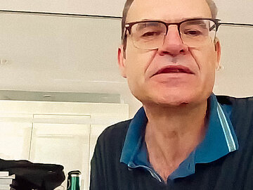 Guenther Rautz beim beim Chat zum Thema "Volksgruppen in OE" am 16.04.2026