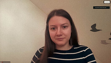 OEVP: BR Antonia Herunter im Chat bei der Beantwortung einer Frage