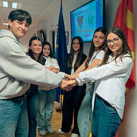 Cross Country Workshop with a class from North Macedonia