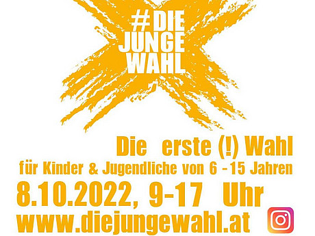 Das Bild zeigt das Logo der Initiative "Die Junge Wahl"