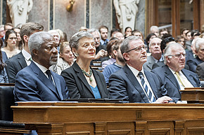 Kofi Annan zu Besuch im Hohen Haus