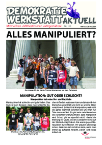 Demokratiewerkstatt aktuell