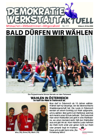 Demokratiewerkstatt aktuell