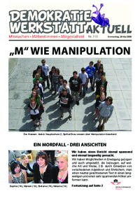 Demokratiewerkstatt aktuell