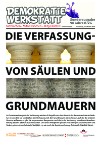 Demokratiewerkstatt-Workshop „… in guter Verfassung“ (Zeitung) 