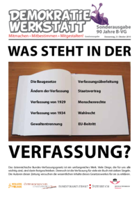 Demokratiewerkstatt-Workshop „… in guter Verfassung“ (Zeitung) 