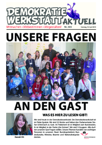 Werkstatt mit ParlamentarierInnen ()