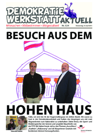 Werkstatt mit ParlamentarierInnen ()