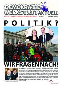 Werkstatt mit ParlamentarierInnen ()