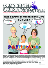 Werkstatt Partizipation (Zeitung)